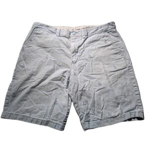 Old Navy Mens Light Blue Sailboat Logo Ultimate Slim Casual Chino Shorts Size 34